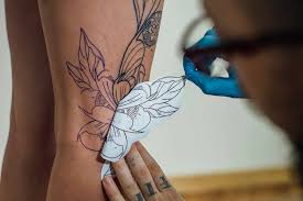 Tattoo stencils are trace of the original artwork you want on your body… these are traced using the stencil paper for tattoos and then with the help of a alcohol rub, it is imprinted on your body. Step By Step Guide To Getting A Tattoo