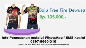 Tell your fellow players so that they also pay attention to this information and then give you. Wa 0897 866 0310 Kaos Free Fire Booyah Youtube