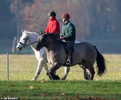 Prince Edward And 16 Year Old Lady Louise Enjoy Day Out