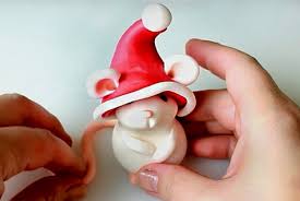 что можно сделать из лёгкого пластилина на новый год Krysa Na Novyj God 2020 Svoimi Rukami Myshka Iz Fetra Kartona Plastilina Noska