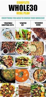30 Days Of Whole30 Recipes A Easy Whole30 Meal Plan Whole 30 Meal Plan Whole 30 Recipes Meal Planning