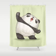 Panda Shower Curtain By Toru Sanogawa Panda Summer Home Decor Panda Bear