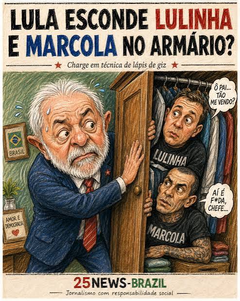 CASO LULINHA E MARCOLA: VERSÃO DE ALIADOS BUSCA AFASTAR LULA DAS SUSPEITAS ENQUANTO PF APURA TRÁFICO DE INFLUÊNCIA – 25 NEWS