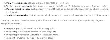This section lists errors related to an incorrect approach to backing up data. Azure Backup And How Retention Policies Are Executed Stack Overflow