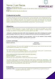 2016 resume templates for those who