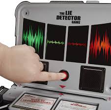 To lie you have to think, and that's why the temperature of the forehead increases, but we also get nervous, something that causes a drop in the temperature of the nose. a video (in spanish) demonstrating the effect via infrared footage can be viewed below. Amazon Com The Lie Detector Game Adult Party Game Toys Games