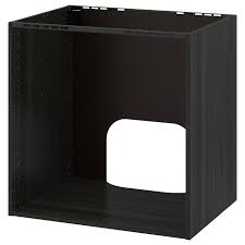Check spelling or type a new query. Metod Base Cabinet For Built In Oven Sink Wood Effect Black 80x60x80 Cm Ikea