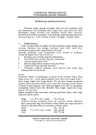 Pada awal tahun 2019 suatu perusahaan menandatangani perjanjian kredit investasi jangka panjang berjangka waktu lima tahun dari bank a. Doc Pendanaan Jangka Panjang Arif Hidayat Academia Edu