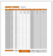 Pro monat steht hierfür jeweils eine übersichtlich strukturierte tabelle bereit. Arbeitszeitnachweis 2021 Excel Vorlage Kostenlose Office Vorlagen