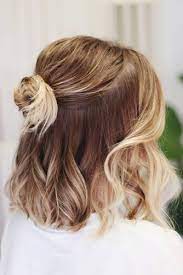 But my friends complain that they aren't many ways they can style it. Easy Half Up Half Down Hairstyles Short Hair Novocom Top