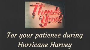 Thank You For Your Support During Hurricane Harvey Cloudtop Office And if a client or prospect demonstrates the patience and. during hurricane harvey cloudtop office