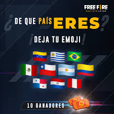 Players freely choose their starting point with their parachute, and aim to stay in the safe zone for as long as possible. Free Fire Esports Latam Nos Gustaria Saber De Donde Son Nuestros Seguidores Deja Tu Id Y La Bandera De Tu Pais En Los Comentarios Y Se Uno De Los 10 Ganadores Facebook