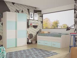 These little pieces look like hooves and give your bed a boost. Children S Bedroom Set Sliding Doors Wardrobe Trundle Bed Shelf Luddo 10 Don Baraton Tienda De Sofas Muebles Y Colchones
