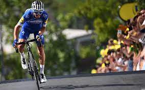 Overview of the tour de france riders bicycle 2019ensemble des vélos du tour de france 2019; Tour De France 2019 Alaphilippe A La Folie Le Parisien