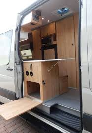 Ford Transit Camper Conversion Featuring A Galley With Inside And Outside Access Ford Transit Camper Ford Transit Camper Conversion Transit Camper Conversion