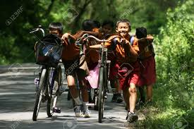 We make sure you'll have a great experience: Elementary School Students In Remote Areas In Indonesia Bike Stock Photo Picture And Royalty Free Image Image 23355531