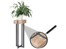 Découvrez notre large assortiment en ligne sur casashops.com bonne qualité à prix raisonnable consultez nos offres Porte Plante Tabouret Table D Appoint Pour Plante Hwc A15 Sapin Massif Rustique 100x32x32cm Vente De Table Conforama