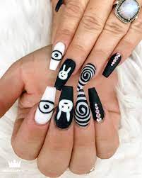 Bad Bunny Mariecampbell Using Dch Silent Night Purity Non Wipe Matte Top Coat Use Discount Code Vutran D Bunny Nails New Year S Nails Bad Nails