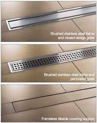 A removable grate makes it easy to clean. E57308a0b5d159fe84a96556a85f3f4c Jpg 328 413 Pixels Shower Drain Shower Tile Bathrooms Remodel