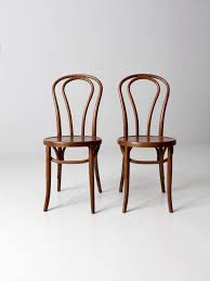 Vintage Bentwood Chairs Thonet Style Cafe Chairs Set 2 Bentwood Chairs Vintage Chairs Chair