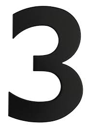3 (three) is a number, numeral and digit. Architectural Numeral No 3 Adelaide Restoration Centre