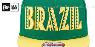 Brazil SPLENDOR SNAPBACK Green-Yellow Hat by New Era