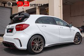 Mercedes Benz A45 Amg W176 White Vertini Rfs1 8 Wheel Front
