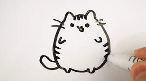 Cool things to draw on a whiteboard. How To Draw Simple Cute Cat Easy Drawing Animals On A Whiteboard Youtube