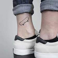 This place is a legit custom shop. Skateboard Temporary Fake Tattoo Sticker Set Of 2 Amazon De Beauty