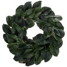 Mills floral mountain magnolia wreath 24, green. Magnolia Leaves Wreath Hobby Lobby 1247311