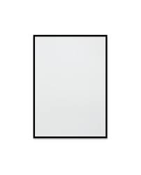 Cadre accent, 30 x 40 cm, noir. Cadre En Bois Pour Affiche Mado Alu Noir Manipani