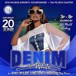 Denim N White: An Afro Opulent Juneteenth Weekend
