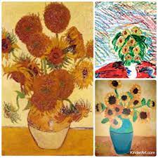Vase with fifteen sunflowers * künstler: Van Gogh S Sunflowers Kinderart