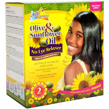 Sof N Free N Pretty Olive Sunflower Oil No Lye Relaxer Coarse
