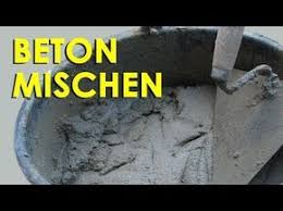 Beton Giessen Wie Mische Ich Meinen Beton Beton Sorten Varianten Youtube Beton Selber Mischen Basteln Mit Beton Beton Giessen