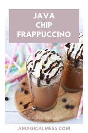 Java Chip Frappuccino Recipe Recipe Frappuccino Recipe Coffee Recipes Starbucks Recipes