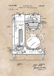 Patent Art Kaplan 1966 Automat Metal Poster Print Justyna Jaszke Displate Print Artist Patent Art Cool Artwork