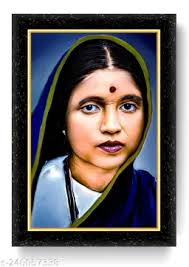 Neem Karoli Baba Photo Frame, Medium Size, Tabletop or Wall Mount, Graceful  Smile Image-8x12 inch-108