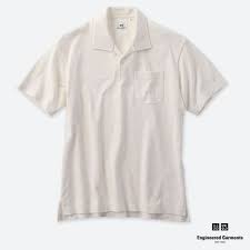 Men Engineered Garments Oversized Short Sleeve Polo Shirt