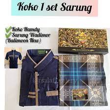 Wadimor adalah brand sarung khas indonesia. Set Baju Koko Takwa Dan Sarung Wadimor Shopee Indonesia