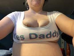 Big tits tiny shirt
