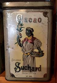 Cacao Soluble Suchard Neuchatel Suisse Maison Fondee En 1828 Vintage Tins Cocoa Chocolate Cacao