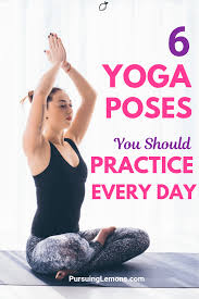 6 Yoga Poses You Should Practice Every Day Yoga Poses For Beginners Basic Yoga Poses Yoga For Flexibility
