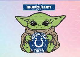 Download Baby Yoda Svg Yoda Svg Colts Svg Cricut Cameo Shirts Vinyl Silhouette Svg Png Eps Dxf Designbtf Com
