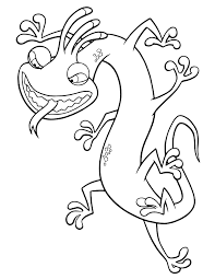 Monsters inc color page disney coloring pages color plate. Monster Inc Coloring Pages Coloring And Drawing