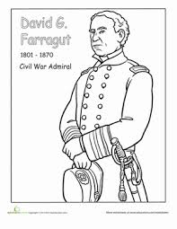Enjoy Coloring A Historic Figure With Your Little One She Ll Meet David G Farragut An Admiral I Famous Hispanic Americans Famous Hispanics Hispanic American