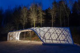 Experimentelle Uberdachung Wood Shelter Design Make Programme Aa London School Of Architecture Architektur Pavillon Design Uberdachungen
