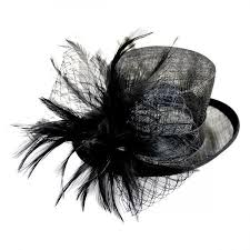 Black And White Striped Top Hat Feathered Mini Top Hat Fascinator Shopswell Mini Top Hat Fascinator Headband Feather Hair Accessory