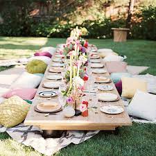 Boho Low Level Pallet Table Tipi Unique