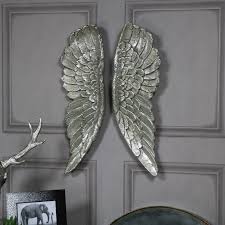 Interior & exterior designs & ideas helpful tips and designs to insprire your. Pair Of Large Antique Silver Angel Wings